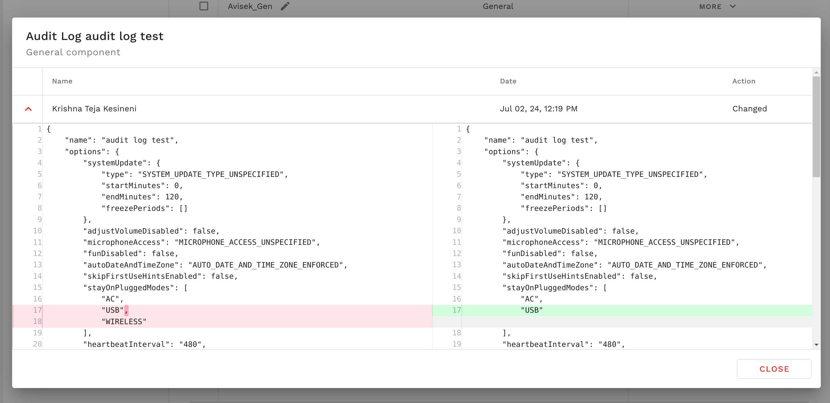 configure application type policy