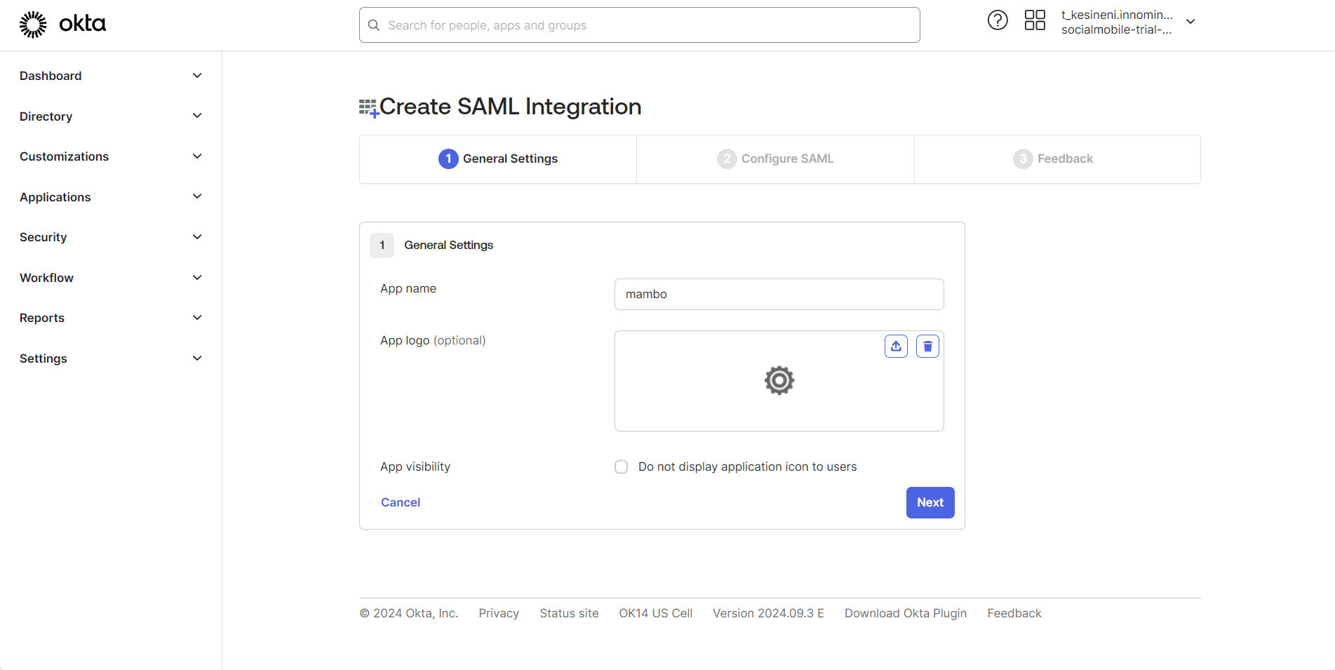 SAML Setup